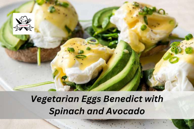 Vegetarian Eggs Benedict with Spinach and Avocado