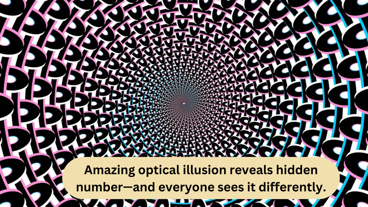 Amazing optical illusion reveals hidden number—and everyone sees it differently.